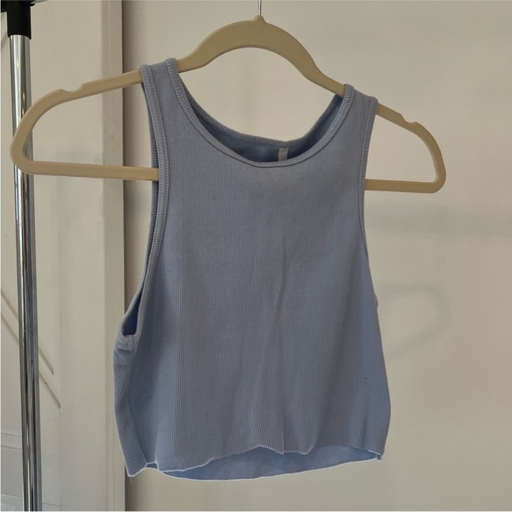 Blue tank top